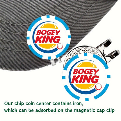 Bogey King Golf - Poker Chip Style Ball Marker