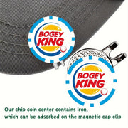 Bogey King Golf - Poker Chip Style Ball Marker
