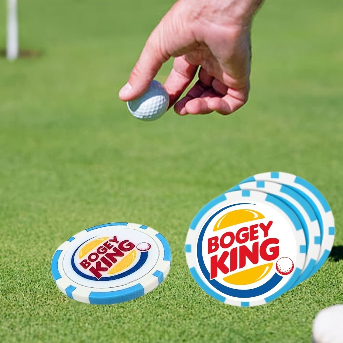Bogey King Golf - Poker Chip Style Ball Marker