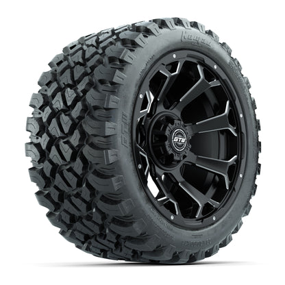 Set of (4) 14 in GTW Raven Wheels with 23x10-14 GTW Nomad All-Terrain Tires