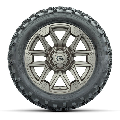 GTW® Graffiti Bronze/Black 14 in Wheels with 23X10-14 Rogue  - front view