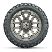 GTW® Graffiti Bronze/Black 14 in Wheels with 23X10-14 Rogue  - front view