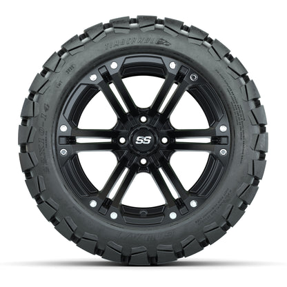 Set of (4) 14 in GTW Specter Wheels with 22x10-14 GTW Timber - front view