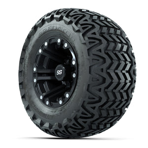 Specter Matte Black Wheels and A-T Tires - 10 Inch