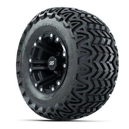 Specter Matte Black Wheels and A-T Tires - 10 Inch