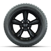 Set of (4) 14 in GTW Godfather Wheels with 225/30-14 Mamba S - front view