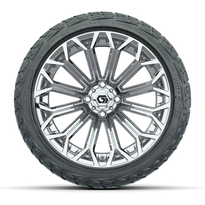 GTW Phantom Chrome 16 in Wheels with 225/40-R16 Maverick Hybrid Tires – Full Set