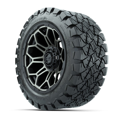Set of (4) 14 in GTW Bravo Wheels with 22x10-14 GTW Timberwo - 3/4 view