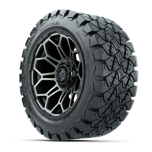 Set of (4) 14 in GTW Bravo Wheels with 22x10-14 GTW Timberwo - 3/4 view