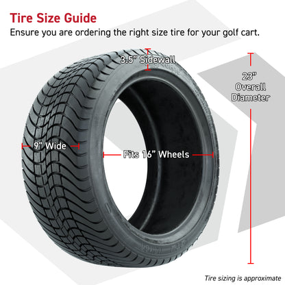 GTW® Mamba Steel Belted Radial Street Tire - 225/40-R16
