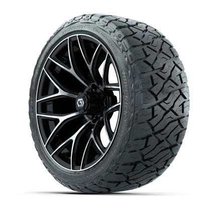 GTW Monaco Black/Machined 16 in Wheels with 225/40-R16 Maverick Hybrid Tires – Full Set