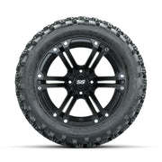 GTW Specter Matte Black 14 in Wheels with 23x10.00-14 Rogue  - front view