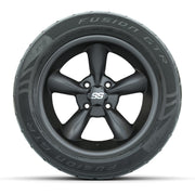 GTW® Godfather Matte Gray 14 in Wheels with 255/45-R14 Fusio - front view