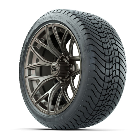 GTW Monaco Matte Bronze 16 in Wheels with 225/40-R16 Mamba Street Tires – Full Set