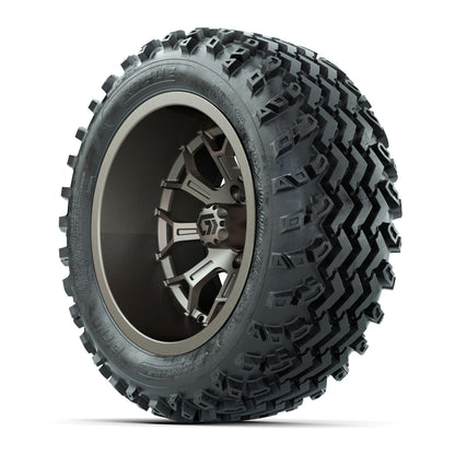GTW Assault Matte Bronze 14 in Wheels with 23X10-R14 Rogue All-Terrain Tires – Full Set