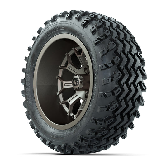 GTW Assault Matte Bronze 14 in Wheels with 23X10-R14 Rogue All-Terrain Tires – Full Set