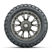 GTW® Vandal Bronze/Machined 14 in Wheels with 23X10.00-14 Ro - front view