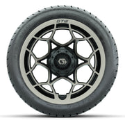 GTW Nexus Black/Bronze 14 in Wheels with 225/30-14 Mamba Str - front view