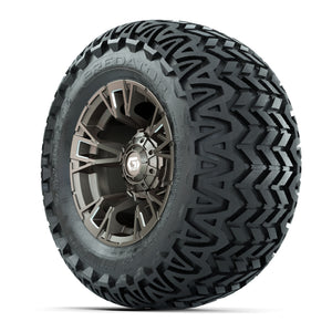 GTW® Vandal Bronze/Machined 12 in Wheels with 23X10.5-12 Predator All-Terrain Tires – Full Set