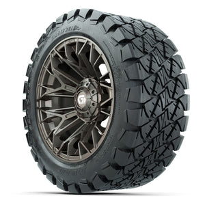 GTW Stellar Matte Bronze 14 in Wheels with 22X10-14 Timberwo - 3/4 view