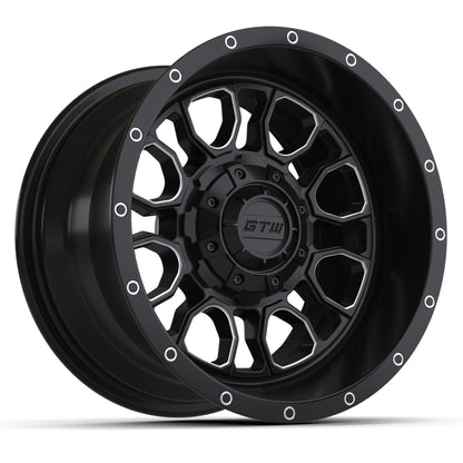 14" GTW Volt Black & Machined Wheel