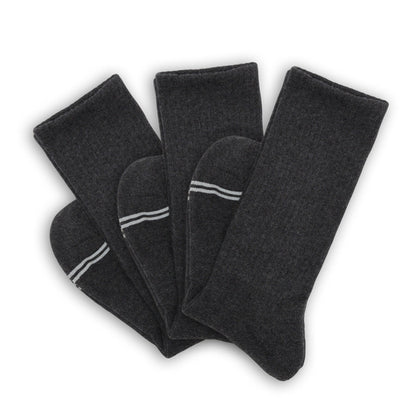 Charcoal Casual Crew 3-Pack