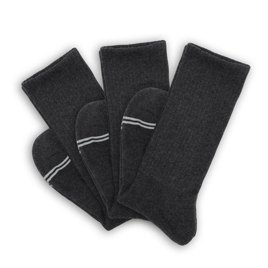Charcoal Casual Crew 3-Pack