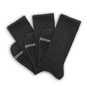 Charcoal Casual Crew 3-Pack