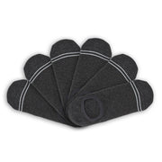 Charcoal Cotton No Show - 6 Pack