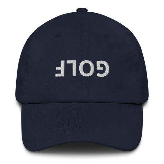 Upside Down Golf Dad Hat