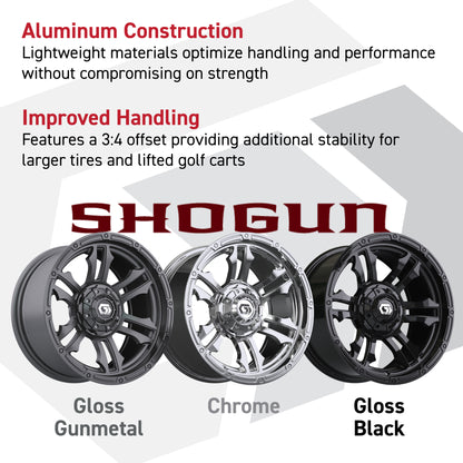 14″ GTW® Shogun Gloss Gunmetal Wheel