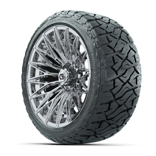 GTW Blur Chrome 16 in Wheels with 225/40-R16 Maverick Hybrid Tires – Full Set