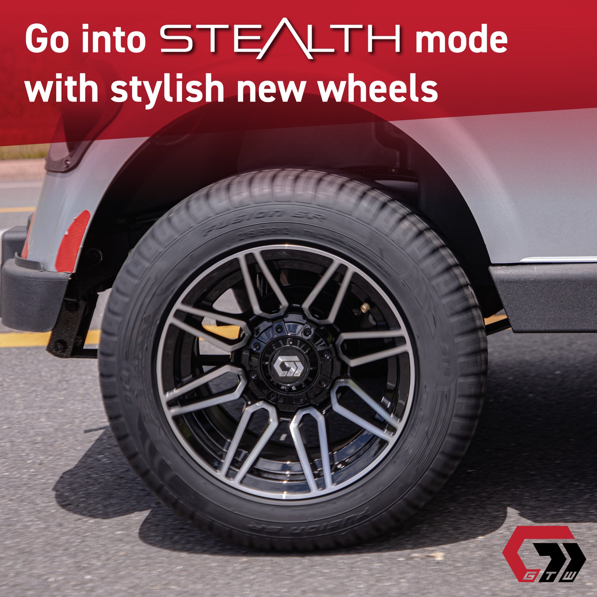 12″ GTW® Stealth Gloss Black Wheel