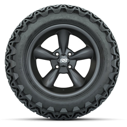 GTW Godfather Matter Gray 14 in Wheels with 23X10-14 Predato - front view