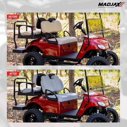 MadJax® EZGO TXT/RXV/L4/S4 Caramel Brown Aspen Front Seat Cushions
