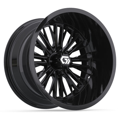 Viper Ultra-Wide 15 inch GTW golf cart wheel - Glossy Black