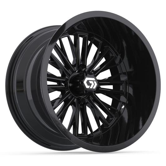 Viper Ultra-Wide 15 inch GTW golf cart wheel - Glossy Black