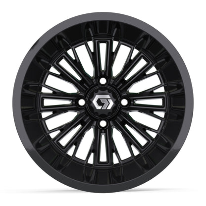 Viper Ultra-Wide 14 inch GTW golf cart wheel - Glossy Black