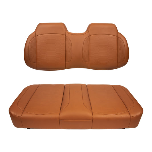 MadJax® EZGO TXT/RXV/L4/S4 Caramel Brown Aspen Front Seat Cushions