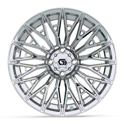 Blur 16 inch GTW golf cart wheel - Chrome
