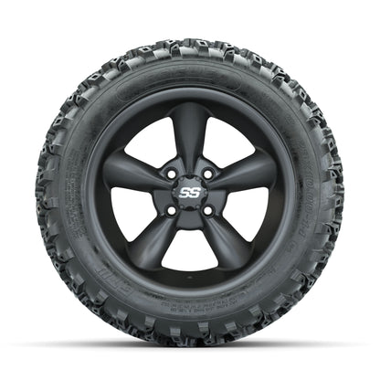 GTW Godfather Matte Grey 14 in Wheels with 23x10.00-14 Rogue - front view