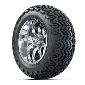 GTW Tempest Chrome Wheels with 23in Predator A-T Tires - 14  - 3/4 view