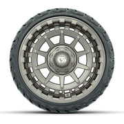 GTW Barricade Satin Bronze 14 in Wheels with 205/35-R14 Mave - front view
