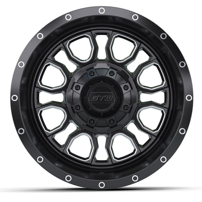 14" GTW Volt Black & Machined Wheel