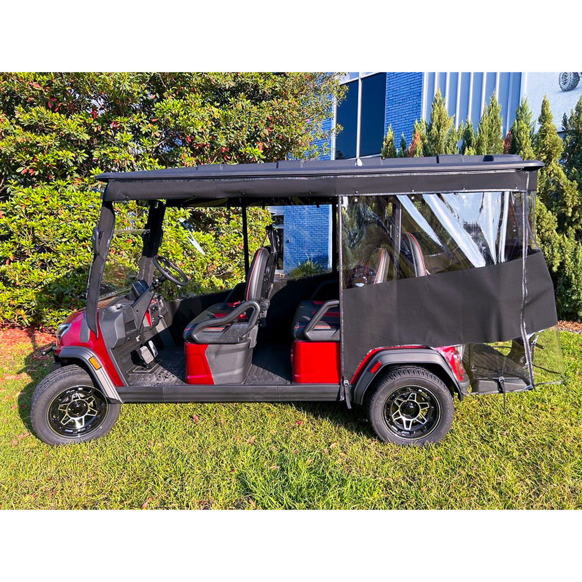 RedDot 6-Passenger Black Track Style Enclosure with Black Valance for ICON i60LX (Years 2026-Up)
