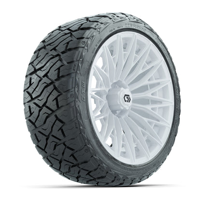GTW Blur Gloss White 16 in Wheels with 225/40-R16 Maverick Hybrid Tires – Full Set