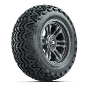 GTW® Shogun Gunmetal 14 in Wheels with 23x10-14 Predator All-Terrain Tires – Full Set