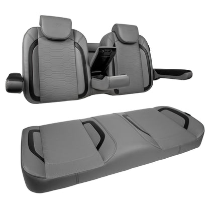 MadJax® EZGO RXV/L4/S4/Valor Smoke Commander Front Seat Cushions