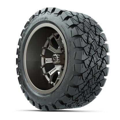GTW Assault Matte Bronze 14 in Wheels with 22X10-14 Timberwolf All-Terrain Tires – Full Set
