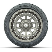 GTW Barricade Satin Bronze 14 in Wheels with 23x10.00-R14 Ma - front view